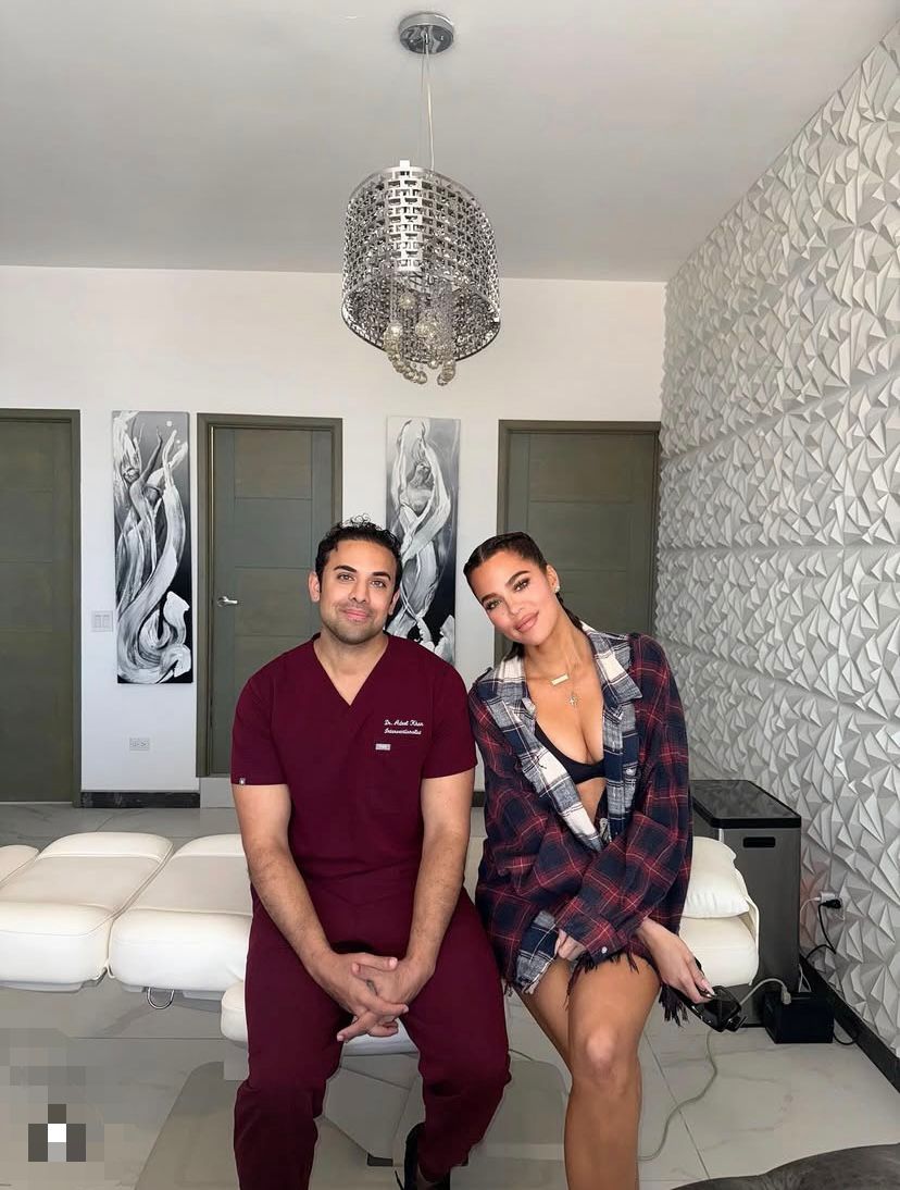 Khloe and her Doctor- Instagram